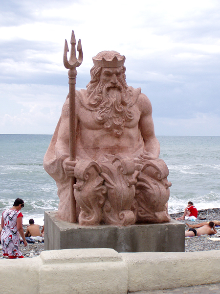 1984-08 SU-RUS - socha Neptuna v Soči