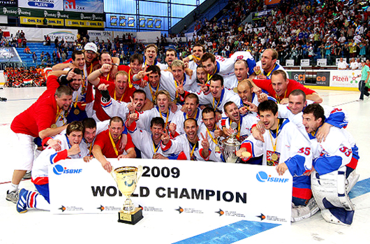 2009-06 CZ - Západní Čechy-Plzeň-MS v hokejbalu-mistři světa, tým ČR