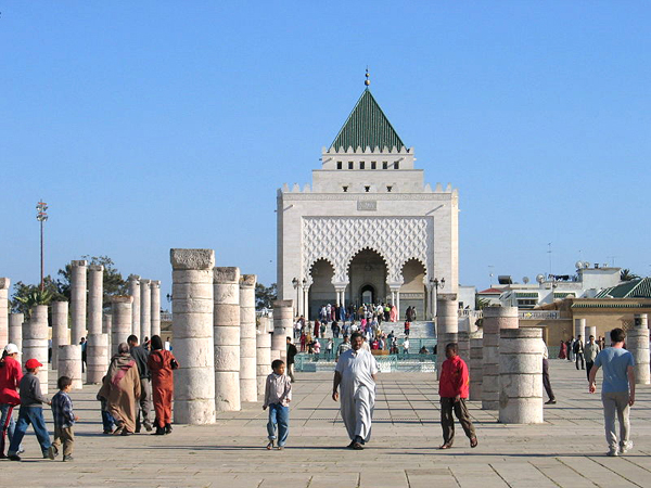 1981-06 MAR - Rabat-Mauzoleum Mohammeda pátého