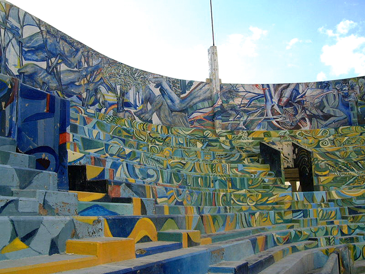 2011-04 MEX - Yucatan-zajímavý stadion v Méridě