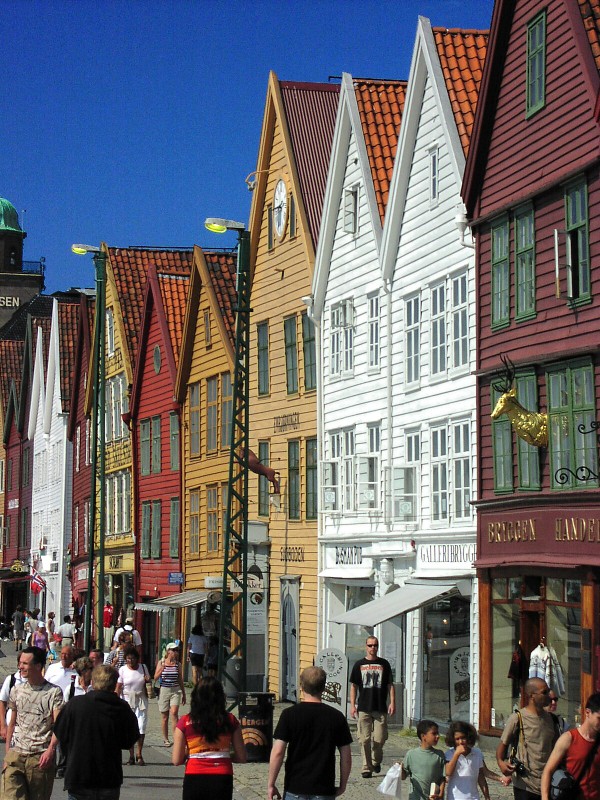 1997-09 N - Bergen-historická část města Bryggen