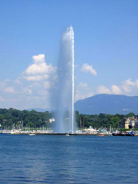 1996-05   CH - Geneve-typický ženevský jezerní vodotrysk