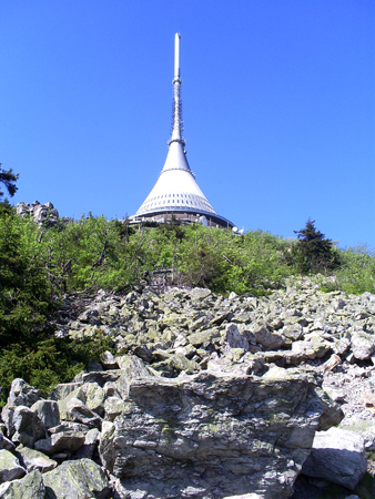 1974-06 CS - Sev. Čechy-Liberec-Ještěd s rotačním hyperboloidem